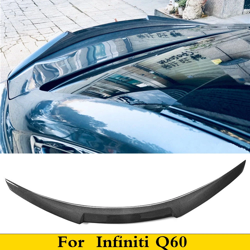Car Rear Trunk Boot Lip Wing Spoiler For Infiniti Q60 Base Sport Coupe 2018 2019 Carbon Fiber Rear Trunk Spoiler Wing
Car Rear Trunk Boot Lip Wing Spoiler For Infiniti Q60 Base Sport Coupe 2018 2019 Carbon Fiber Rear Trunk Spoiler Wing