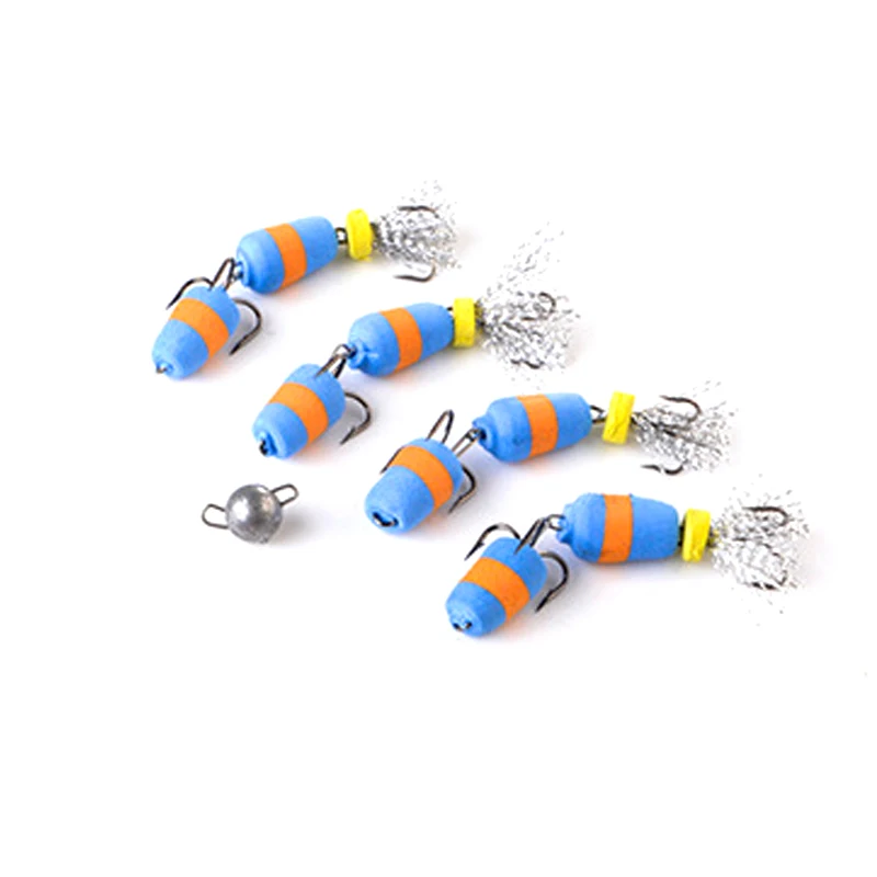4pcs Fishing Lure Fake Insect Bait Three Anchor Hooks Foam Fishing Tackle XR-Hot New Multicolor Foam Artificial Lure Bait
4pcs Fishing Lure Fake Insect Bait Three Anchor Hooks Foam Fishing Tackle XR-Hot New Multicolor Foam Artificial Lure Bait