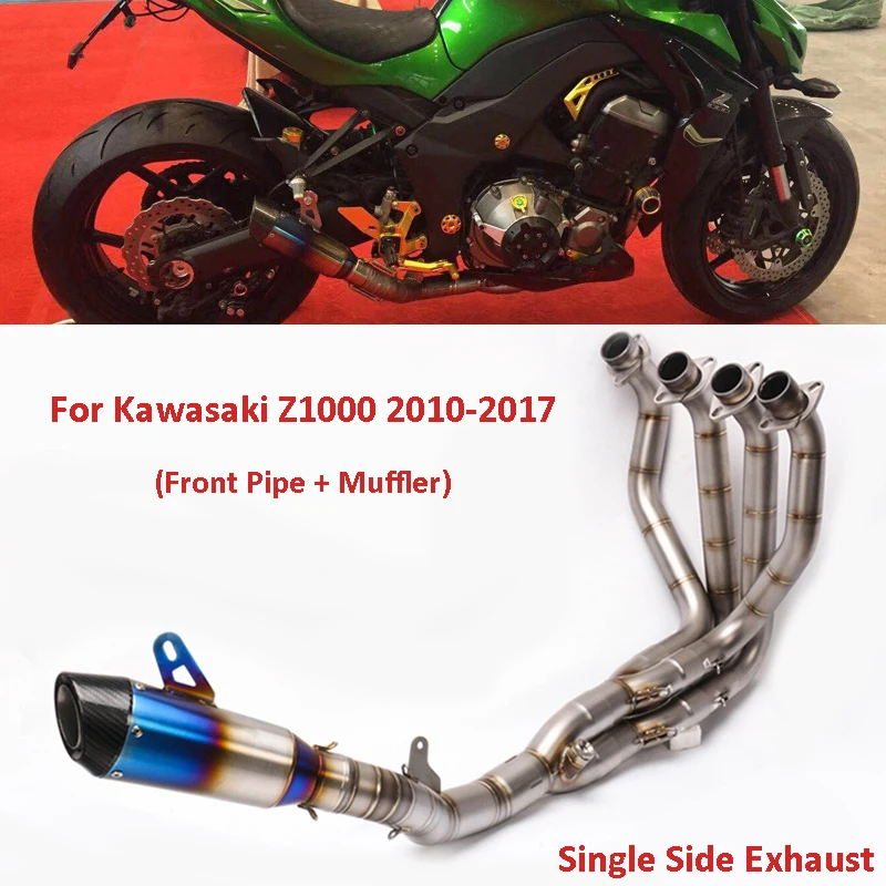 Slip On Z1000 Motorcycle Full Exhaust System Front Connect Pipe Header Tip Exhaust Pipe For Kawasaki Z1000 2010-2017
Slip On Z1000 Motorcycle Full Exhaust System Front Connect Pipe Header Tip Exhaust Pipe For Kawasaki Z1000 2010-2017