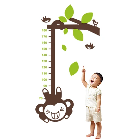 New arrival Child Height 3d wall stickers For kids room Cartoon monkey Acrylic DIY wall stickers Children's room decor
New arrival Child Height 3d wall stickers For kids room Cartoon monkey Acrylic DIY wall stickers Children's room decor