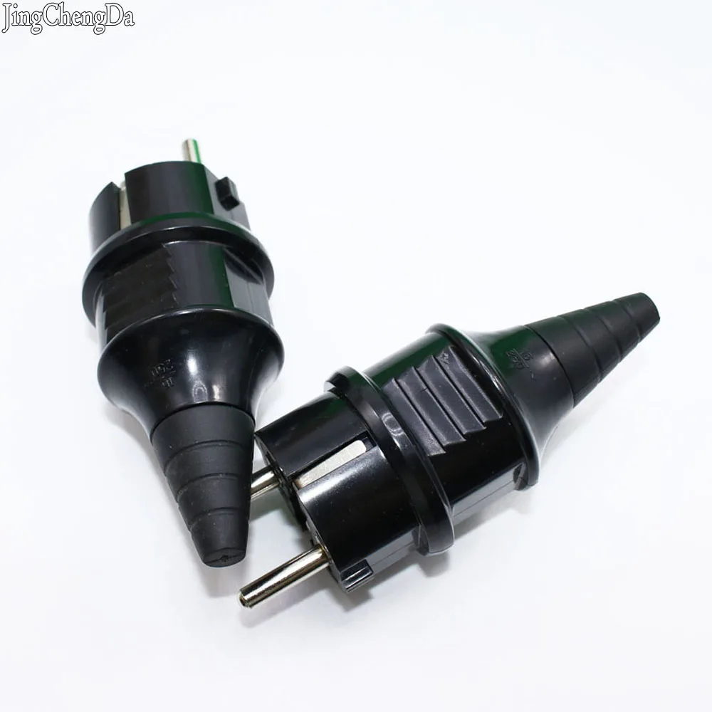 JCD 1pcs Wholesale Germany 3pins Elcectrical AC 250V 16A EU Power cord cable online power Plug