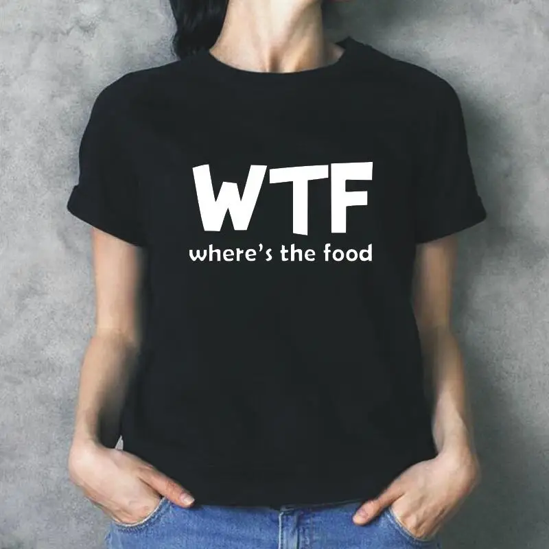 Женская футболка WTF с надписью «THE FOOD», забавная Повседневная футболка с коротким рукавом, Женская хипстерская футболка в стиле Харадзюку, ж...
Женская футболка WTF с надписью «THE FOOD», забавная Повседневная футболка с коротким рукавом, Женская хипстерская футболка в стиле Харадзюку, ж...