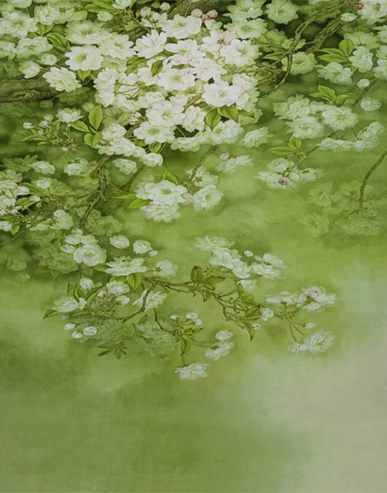 5x7ft Painting White Flowers Green Leaves Photography Backdrops Photo Props Studio Background
5x7ft Painting White Flowers Green Leaves Photography Backdrops Photo Props Studio Background