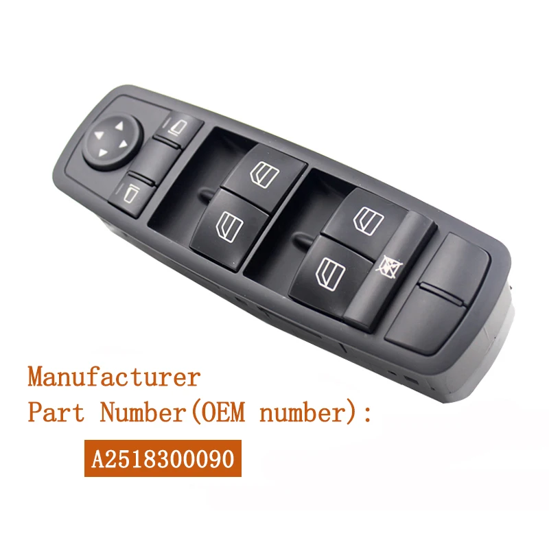 Car Left Front Door Window Mirror Master Switch For Mercedes W164 ML GL R Class 2518300090 A2518300090 2518200110
Car Left Front Door Window Mirror Master Switch For Mercedes W164 ML GL R Class 2518300090 A2518300090 2518200110