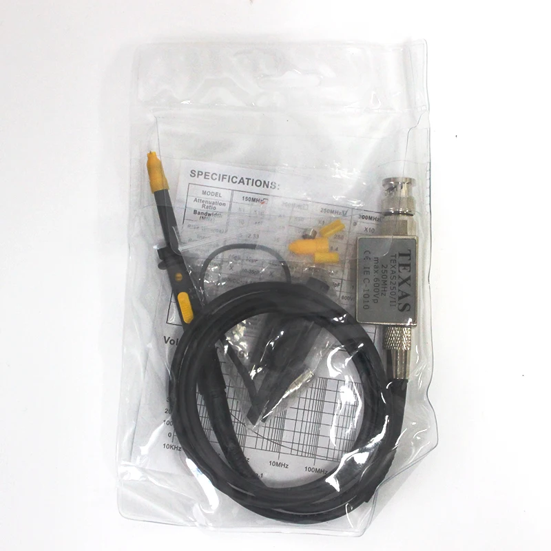 KUAIQU 1pcs PT250 Digital Analog Oscilloscope Probe Oscilloscope General-Purpose Oscilloscope Current Probe High Pressure Probe
KUAIQU 1pcs PT250 Digital Analog Oscilloscope Probe Oscilloscope General-Purpose Oscilloscope Current Probe High Pressure Probe