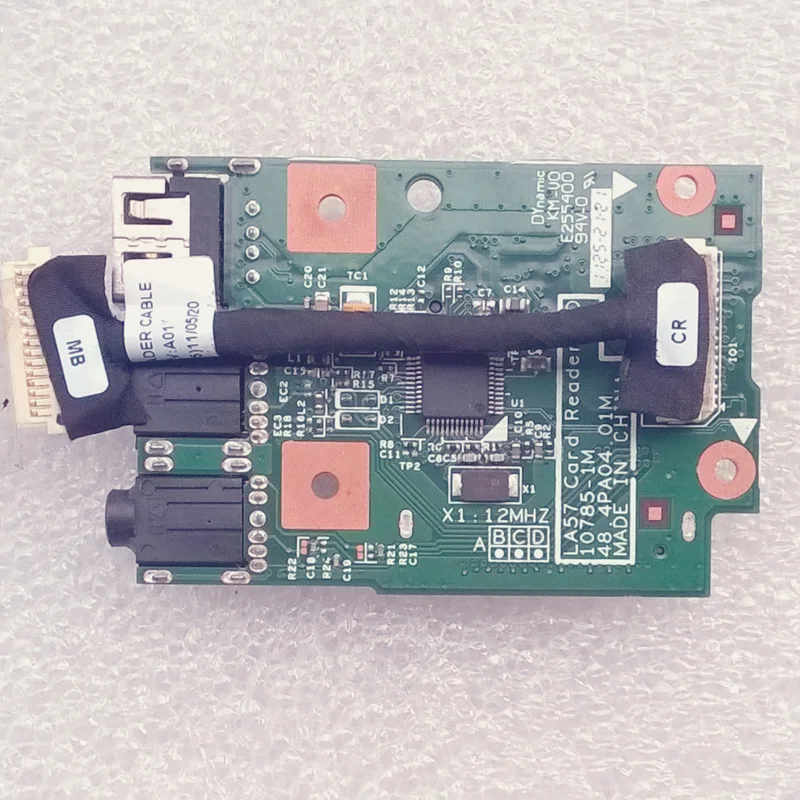 New Original LB575 CARD READER BOARD W/CABLE For Lenovo V570 B570 B570E B575 Z570 Z575 Series,P/N 48.4PA04.01 55.4PN02.001
New Original LB575 CARD READER BOARD W/CABLE For Lenovo V570 B570 B570E B575 Z570 Z575 Series,P/N 48.4PA04.01 55.4PN02.001