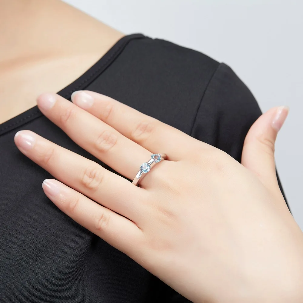 Natural Blue Topaz Gemstone Solid 925 Sterling Silver Jewelry Wedding Love Gift Fine Jewelry Wedding Band Women Engagement Rings
Natural Blue Topaz Gemstone Solid 925 Sterling Silver Jewelry Wedding Love Gift Fine Jewelry Wedding Band Women Engagement Rings