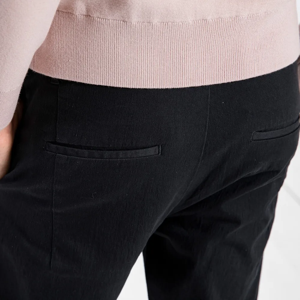 SIMWOOD повседневные брюки мужские 2019 новые модные Slim Fit Черные Брюки Мужская