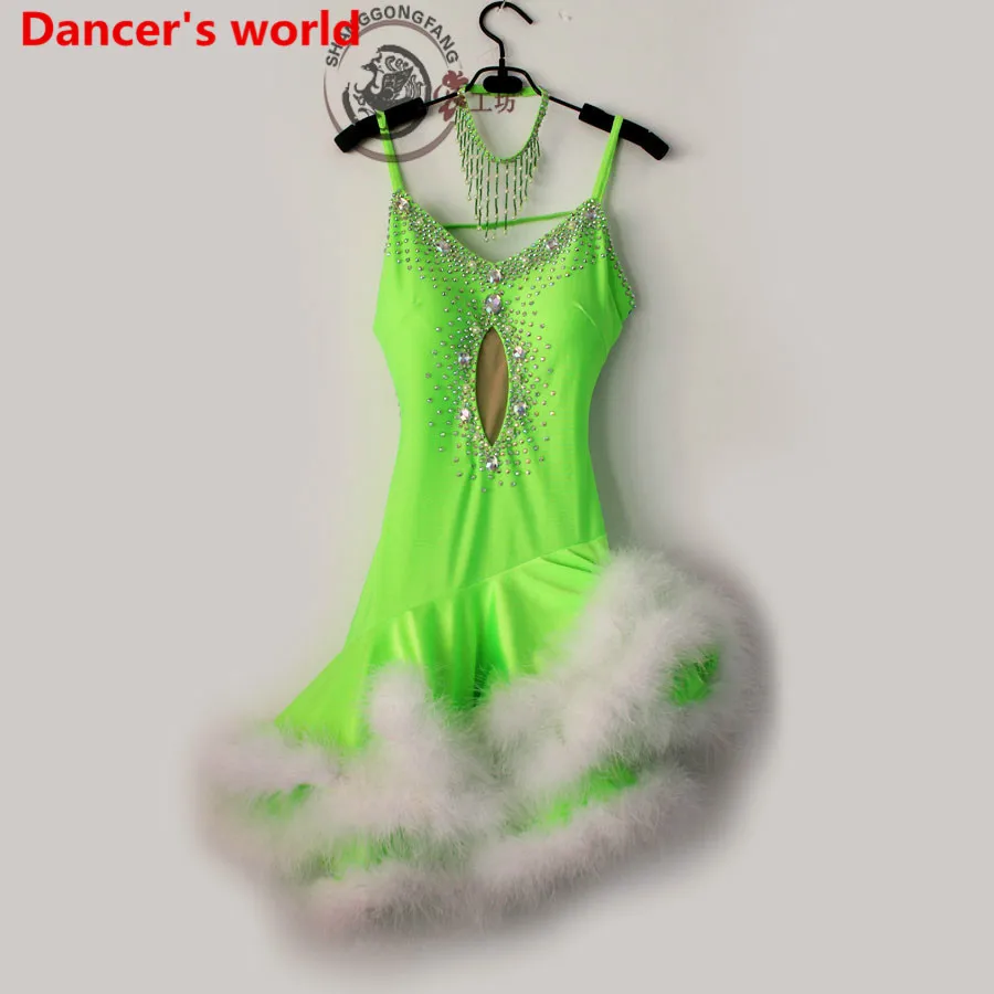 2017 Customizable Colors Tassel Latin Dance Dress Women Dancing Dress Harness Style Back Opening Latino Costumes For Salsa Tango
2017 Customizable Colors Tassel Latin Dance Dress Women Dancing Dress Harness Style Back Opening Latino Costumes For Salsa Tango