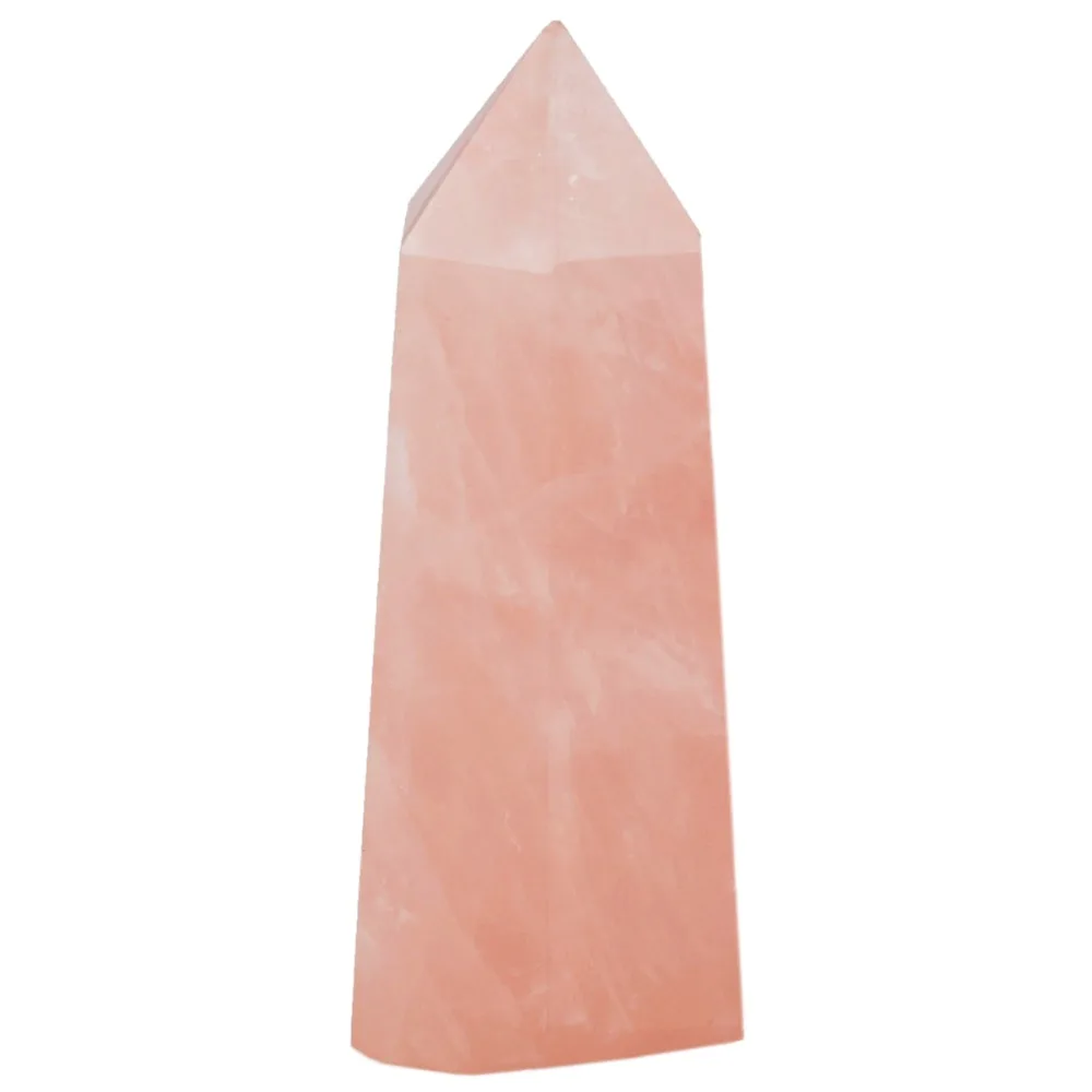 TUMBEELLUWA Natural Rose Quartz Wand Point Crystal Healing Reiki Stone Figurine Specimen
TUMBEELLUWA Natural Rose Quartz Wand Point Crystal Healing Reiki Stone Figurine Specimen