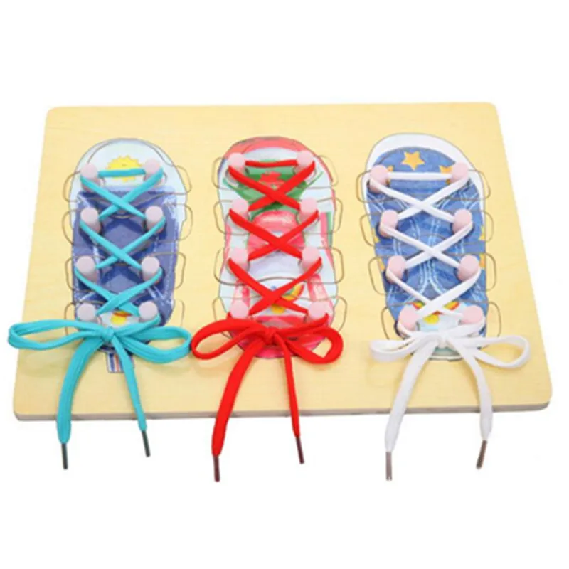 Montessori Toys Children Early Educational Learning Puzzle Wooden Toys Board Lacing Shoelace Learn Tie Shoe Lace Teaching Toy
Montessori Toys Children Early Educational Learning Puzzle Wooden Toys Board Lacing Shoelace Learn Tie Shoe Lace Teaching Toy