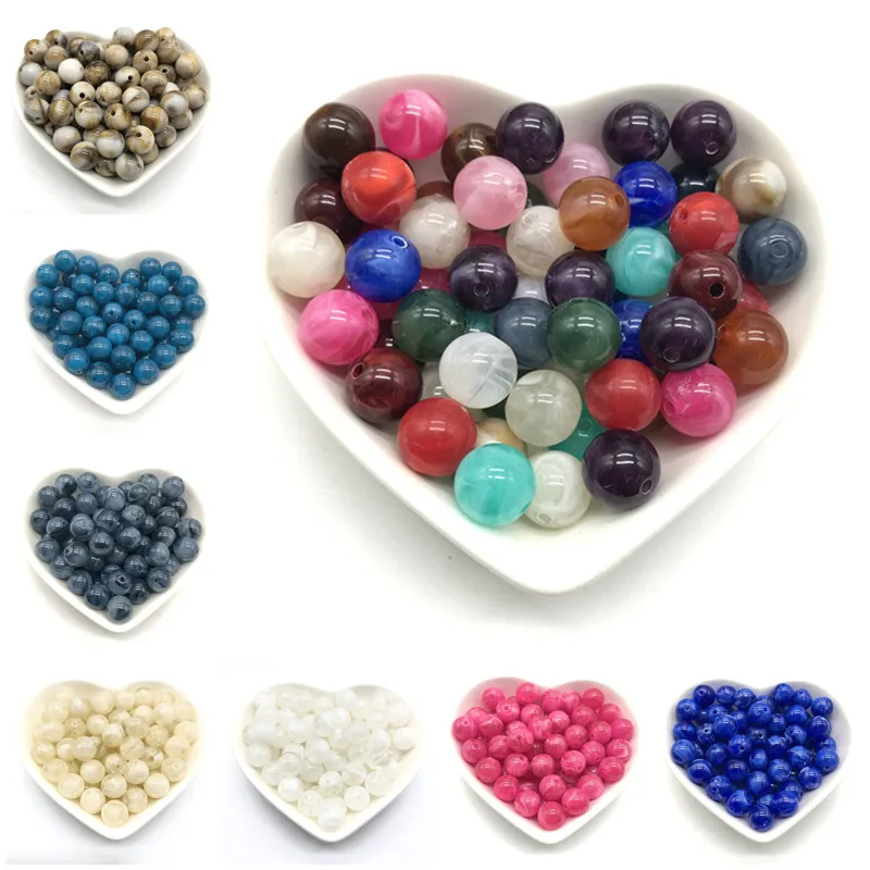 Wholesale 8/10/12mm Imitation Natural Stone Round Acrylic Beads For Jewelry Makeing DIY Bracelet necklace
Wholesale 8/10/12mm Imitation Natural Stone Round Acrylic Beads For Jewelry Makeing DIY Bracelet necklace
