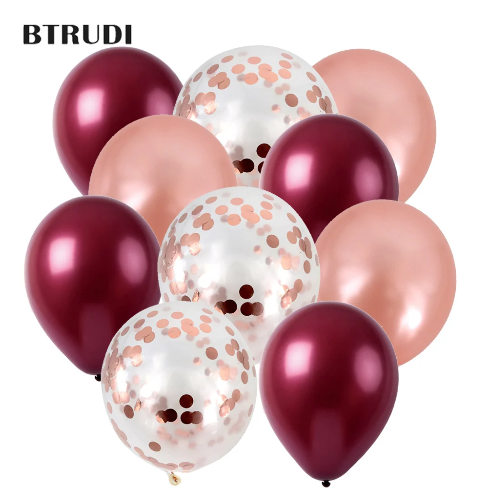 12inch 2.8g round Red rose golden Confetti Balloons balloon for Wedding Party Valentine's Day Indoor decoration balloon
12inch 2.8g round Red rose golden Confetti Balloons balloon for Wedding Party Valentine's Day Indoor decoration balloon