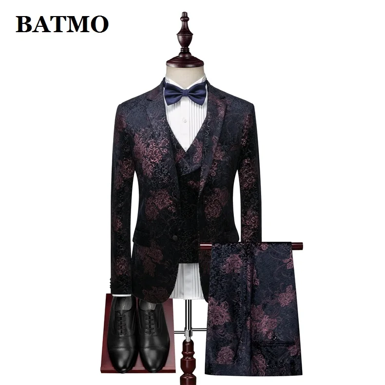 BATMO 2019 new arrival fashion printed flowers casual suits men,men's wedding dress,jackets+pants+vest,XZ309
BATMO 2019 new arrival fashion printed flowers casual suits men,men's wedding dress,jackets+pants+vest,XZ309