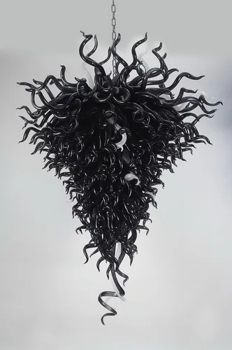 Black Glass Chandelier High Quality Beautiful Italian Foyer Hand Blown Art Glass Crystal Chandelier for Hotel Lobbby
Black Glass Chandelier High Quality Beautiful Italian Foyer Hand Blown Art Glass Crystal Chandelier for Hotel Lobbby