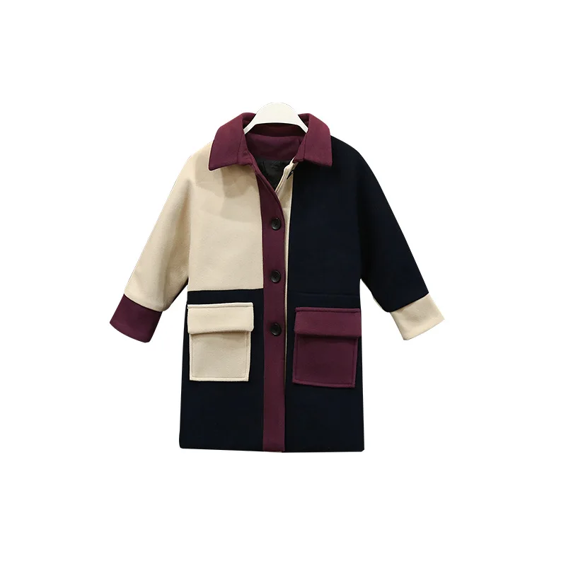Girls Woolen Coat 2020 Autumn Winter Children Woolen Windbreaker Girls Fashion Outwear Girls Coat Jacket Warm Patchwork Jacket
Girls Woolen Coat 2020 Autumn Winter Children Woolen Windbreaker Girls Fashion Outwear Girls Coat Jacket Warm Patchwork Jacket