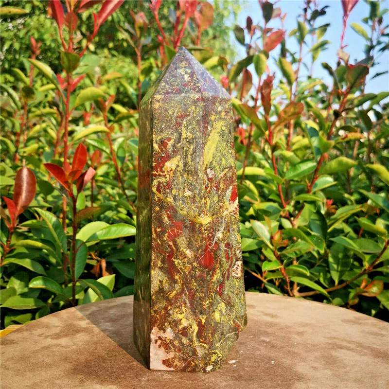 1000G The natural dragon blood stone crystal obelisk treats quartz acupoint200MM
1000G The natural dragon blood stone crystal obelisk treats quartz acupoint200MM