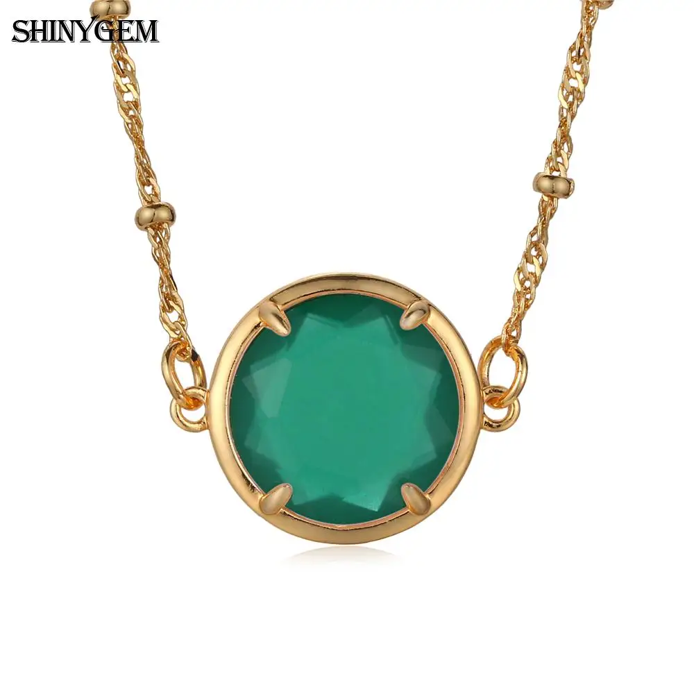 ShinyGem Birthstone Crystal Pendant Necklace Faceted Round Crystal Stone Necklace Gold Love Strength Crystal Necklaces For Women
ShinyGem Birthstone Crystal Pendant Necklace Faceted Round Crystal Stone Necklace Gold Love Strength Crystal Necklaces For Women