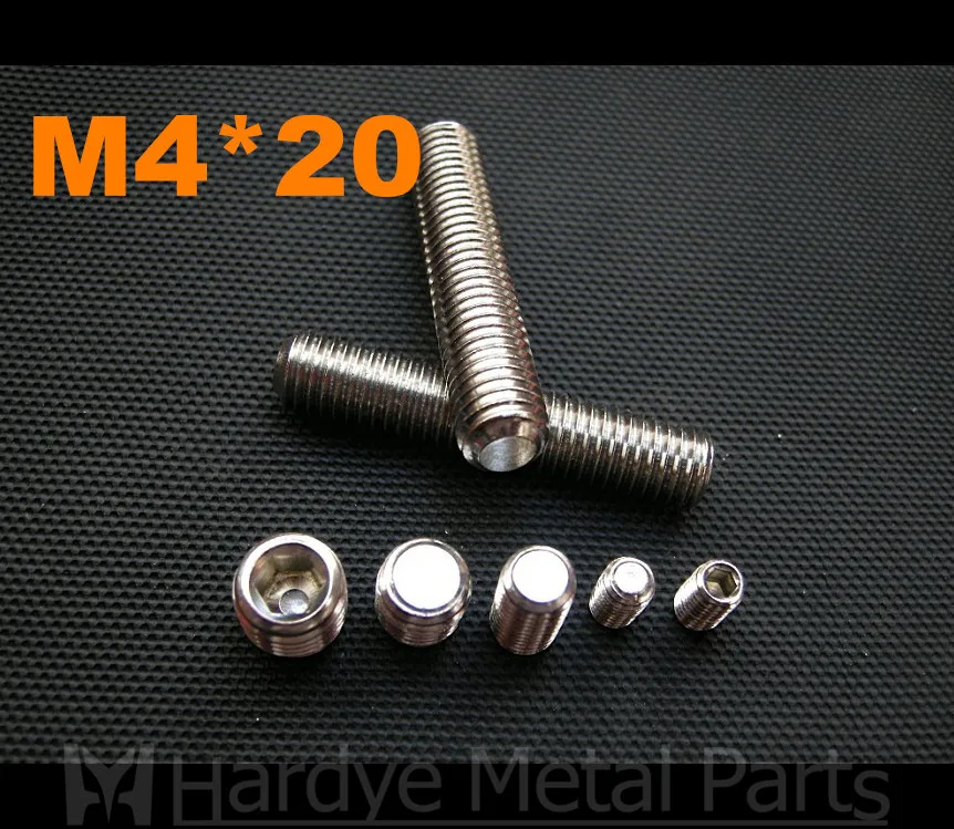 500 шт./лот M4 * 20 DIN913 набор винтов из нержавеющей стали с шестигранным углублением и плоскими винтами
500 шт./лот M4 * 20 DIN913 набор винтов из нержавеющей стали с шестигранным углублением и плоскими винтами
