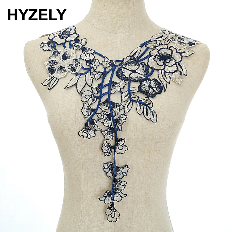 1 Embroidered Blue Color Cotton Lace Neckline Collar Applique Motif Patches Scrapbooking Embossed Sewing Accessories NL016BLU
1 Embroidered Blue Color Cotton Lace Neckline Collar Applique Motif Patches Scrapbooking Embossed Sewing Accessories NL016BLU