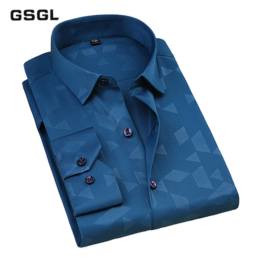 Рубашка мужская с длинным рукавом, модная классическая деловая дышащая одежда, с принтом
Рубашка мужская с длинным рукавом, модная классическая деловая дышащая одежда, с принтом