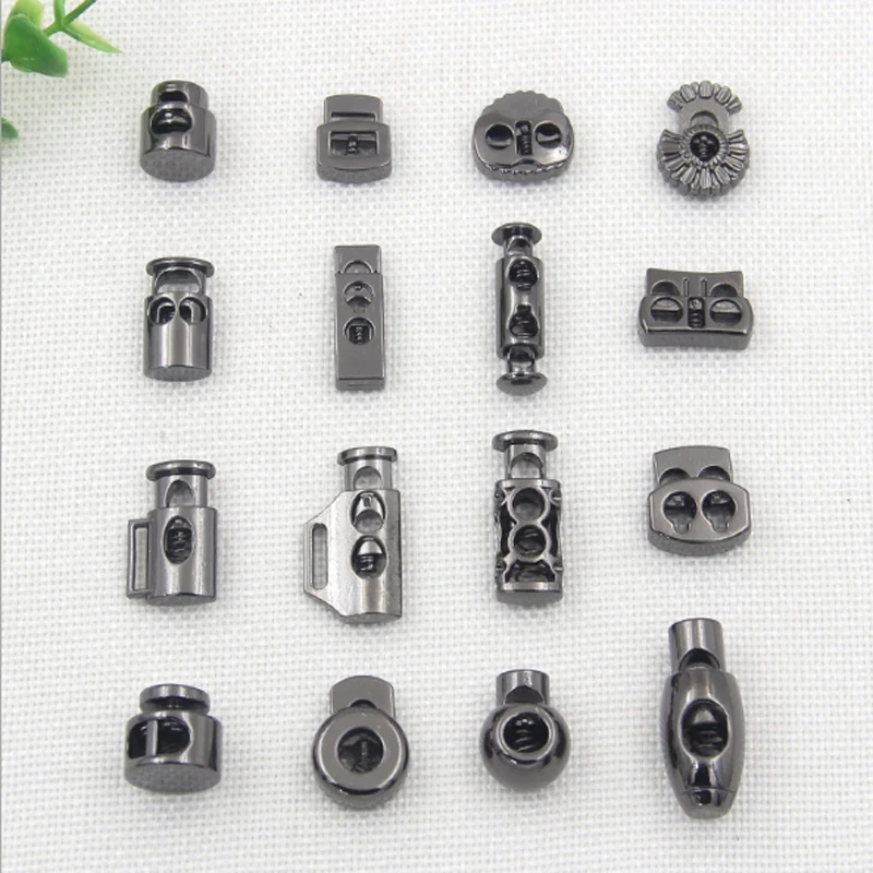 10pcs Gold/Black Tone Metal Stopper Spring Toggle Buckle Cord Locks Claps Drawstring Stops End Button Single/Double holes Clasp
10pcs Gold/Black Tone Metal Stopper Spring Toggle Buckle Cord Locks Claps Drawstring Stops End Button Single/Double holes Clasp