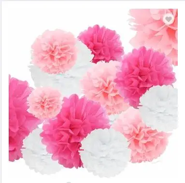 Pink, Dark Pink, White Colorful Party Decoration Crepe Tissue Paper Flower Balls To Hang For Weddings
Pink, Dark Pink, White Colorful Party Decoration Crepe Tissue Paper Flower Balls To Hang For Weddings