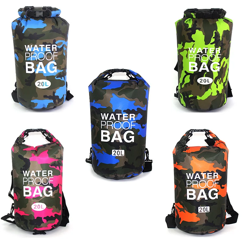Outdoor Camouflage Portable Rafting Diving Dry Bag Sack PVC Waterproof Folding Swimming Storage Bag for River Trekking Bag
Outdoor Camouflage Portable Rafting Diving Dry Bag Sack PVC Waterproof Folding Swimming Storage Bag for River Trekking Bag