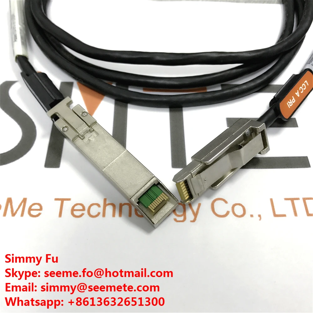 Original Amphenol SPA A0 Port0 LCC A PRI EMC REV A03 AMPHENOL 2.1M EMC P/M 038-003-503-SFP to HSSDC CX cable 100-520-440 REV A02
Original Amphenol SPA A0 Port0 LCC A PRI EMC REV A03 AMPHENOL 2.1M EMC P/M 038-003-503-SFP to HSSDC CX cable 100-520-440 REV A02