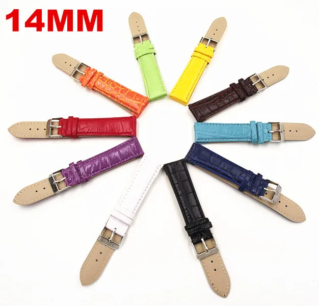 Wholesale 50PCS / lot 14MM PU leather imitation Bamboo grain leather Watch band watch strap -10 colors available -031402
Wholesale 50PCS / lot 14MM PU leather imitation Bamboo grain leather Watch band watch strap -10 colors available -031402