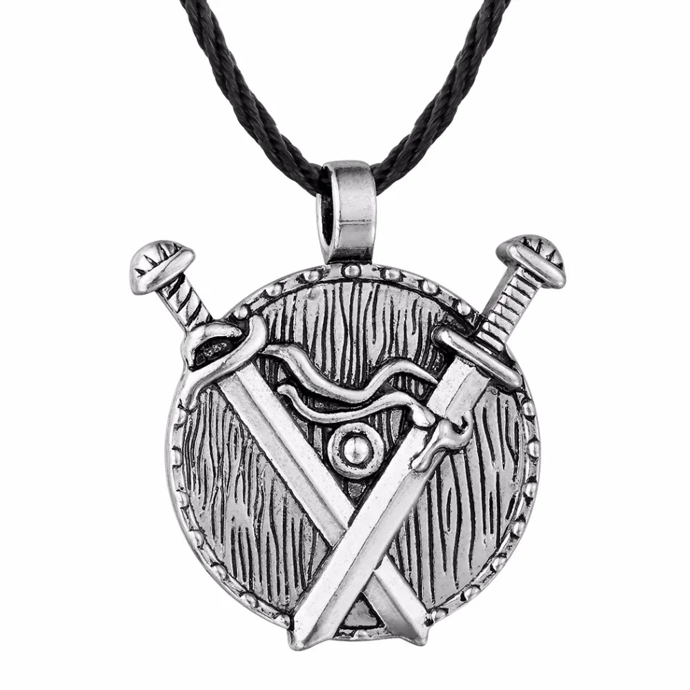 Nostalgia Viking Swords Amulet Warrior Shield Spiritual Jewelry Sword Charm Necklace
Nostalgia Viking Swords Amulet Warrior Shield Spiritual Jewelry Sword Charm Necklace