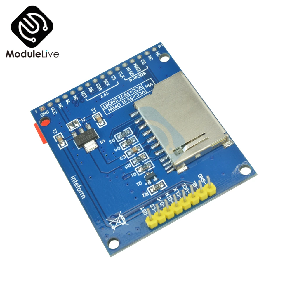 LCD Module Display PCB Adapter 1.8 inch Serial SPI TFT Power IC SD Socket 128X160 for arduino Diy Kit
LCD Module Display PCB Adapter 1.8 inch Serial SPI TFT Power IC SD Socket 128X160 for arduino Diy Kit