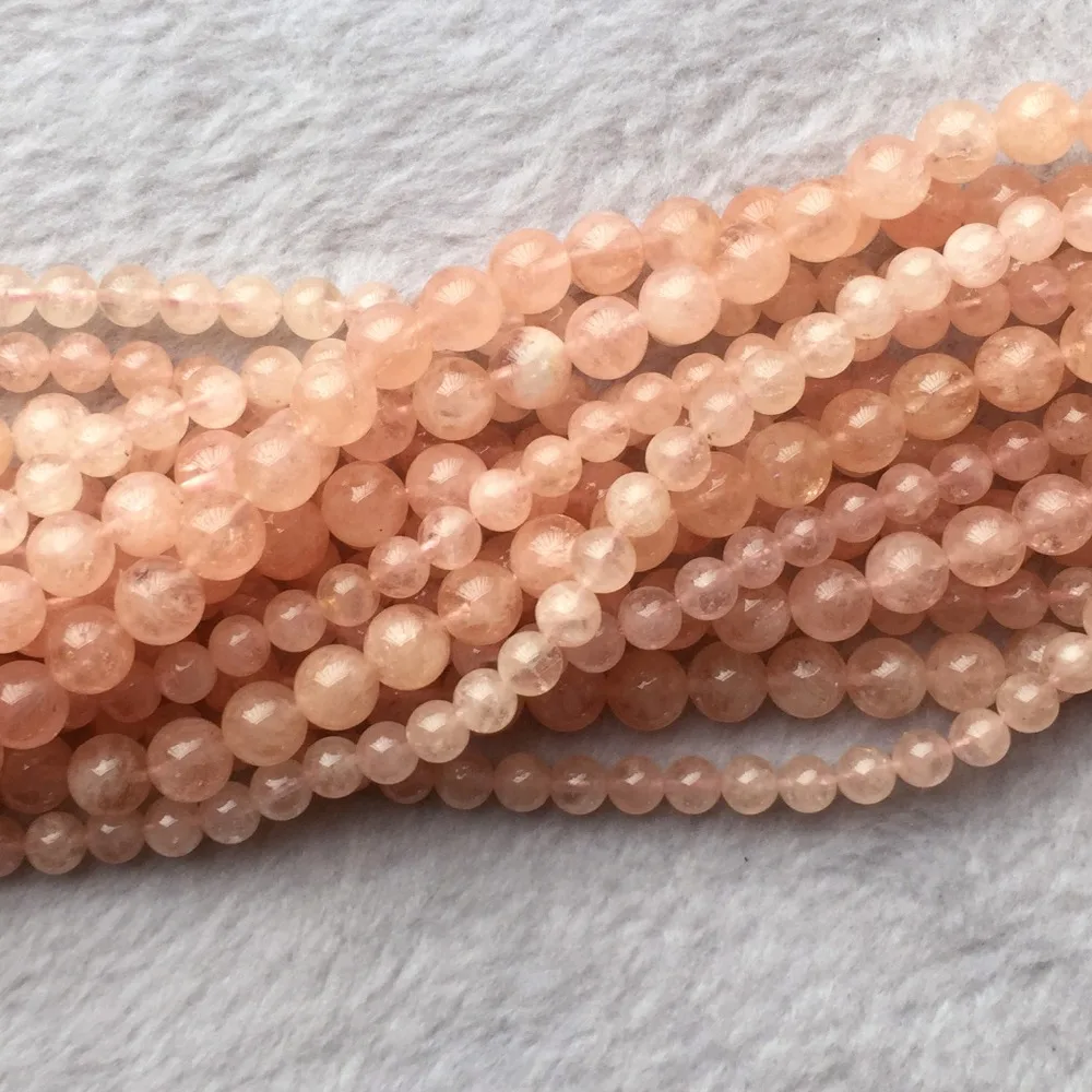 Genuine Natural Orange PinkBeryl Morganite Round Loose Gemstone Beads 4-12mm 15" 06029
Genuine Natural Orange PinkBeryl Morganite Round Loose Gemstone Beads 4-12mm 15" 06029