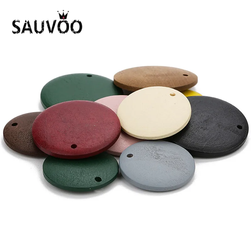 SAUVOO 30Pcs 20/25/30mm Dia Flat Round Wooden Beads 1.5mm Straight Hole Loose Wood Spacer Beads For Diy Bracelet Jewelry Making
SAUVOO 30Pcs 20/25/30mm Dia Flat Round Wooden Beads 1.5mm Straight Hole Loose Wood Spacer Beads For Diy Bracelet Jewelry Making