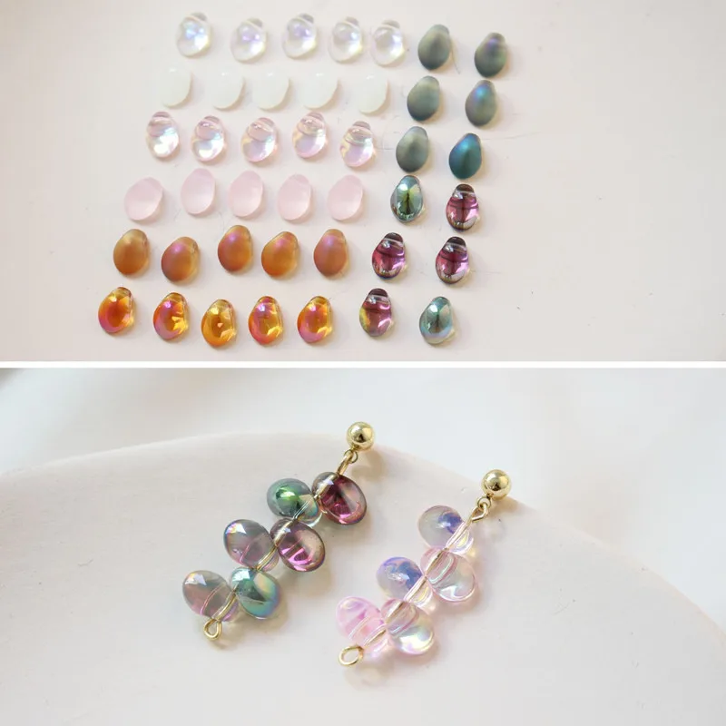 Newest 60pcs/lot 6*8mm color print geometry water drop shape glass beads diy jewelry earring/bracelet/necklace accessory
Newest 60pcs/lot 6*8mm color print geometry water drop shape glass beads diy jewelry earring/bracelet/necklace accessory