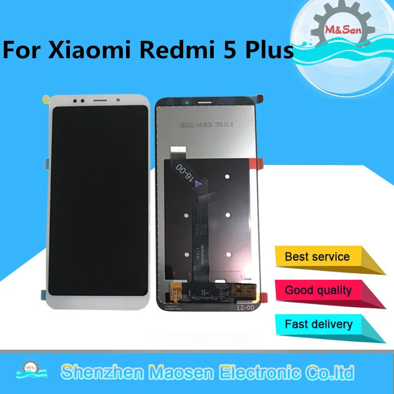 ЖК-дисплей с рамкой M & Sen для Xiaomi Redmi 5 Plus, дисплей 5,99 дюйма с сенсорной панелью и дигитайзером для Redmi 5 Plus, дисплей в сборе, оригинал
ЖК-дисплей с рамкой M & Sen для Xiaomi Redmi 5 Plus, дисплей 5,99 дюйма с сенсорной панелью и дигитайзером для Redmi 5 Plus, дисплей в сборе, оригинал