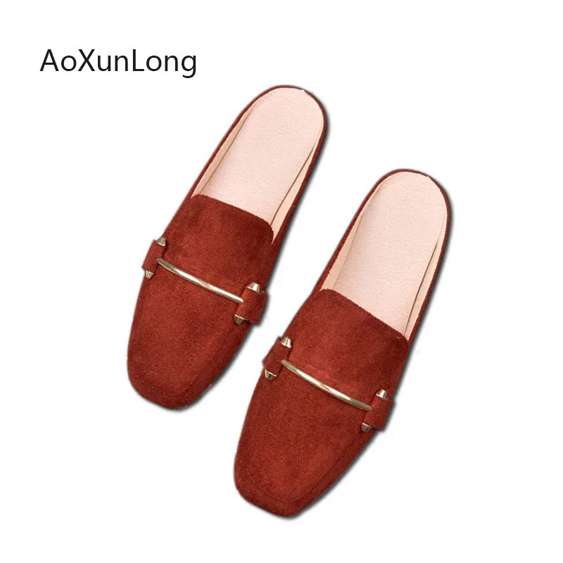 Женские туфли без задника AoXunLong, элегантные туфли на низком каблуке, большие размеры, весна-осень
Женские туфли без задника AoXunLong, элегантные туфли на низком каблуке, большие размеры, весна-осень