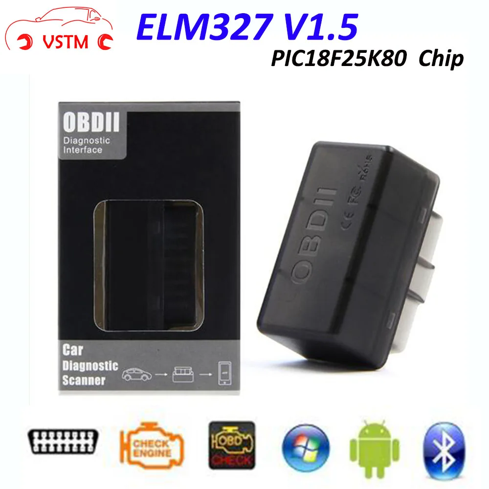 VSTM V1.5 ELM327 Bluetooth с чипом PIC18F25K80 Auto OBD 2 OBDII диагностический сканер ELM 327 Android по полной команде
VSTM V1.5 ELM327 Bluetooth с чипом PIC18F25K80 Auto OBD 2 OBDII диагностический сканер ELM 327 Android по полной команде