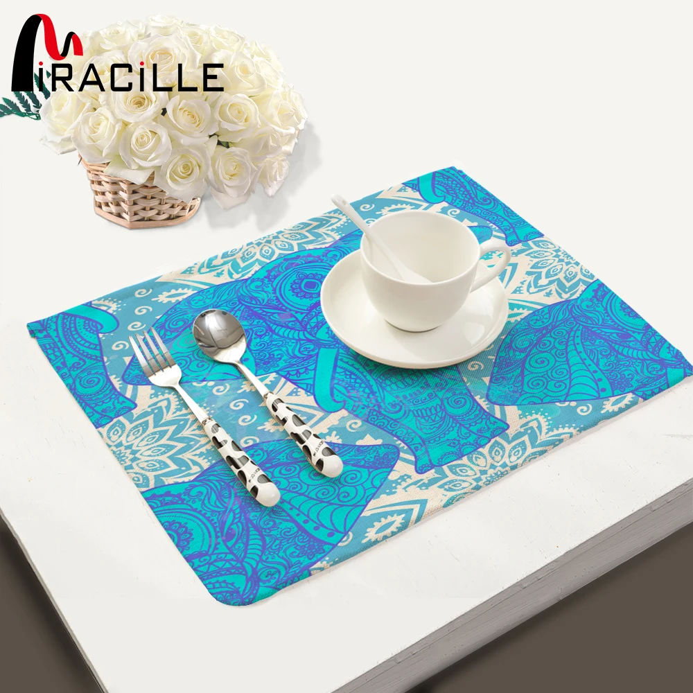Miracille Creative Europe Elephant Pattern Dining Table Placemat Insulation Non-Slip Bowl Table Mats Coaster Kitchen Accessories
Miracille Creative Europe Elephant Pattern Dining Table Placemat Insulation Non-Slip Bowl Table Mats Coaster Kitchen Accessories