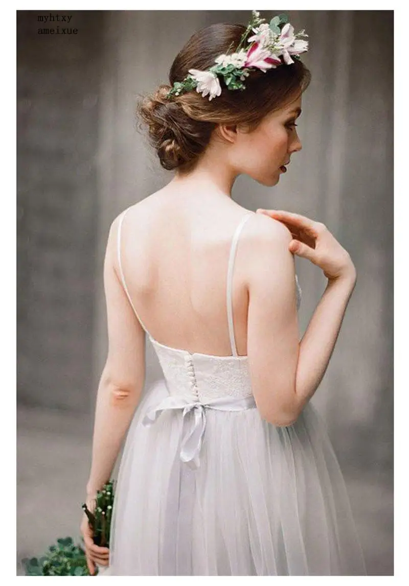 Sexy Beach Cheap Wedding Dresses See Through Top A Line Tulle Backless Princess Long Wedding Gown Boho Fairy Bride Dress 2020
Sexy Beach Cheap Wedding Dresses See Through Top A Line Tulle Backless Princess Long Wedding Gown Boho Fairy Bride Dress 2020