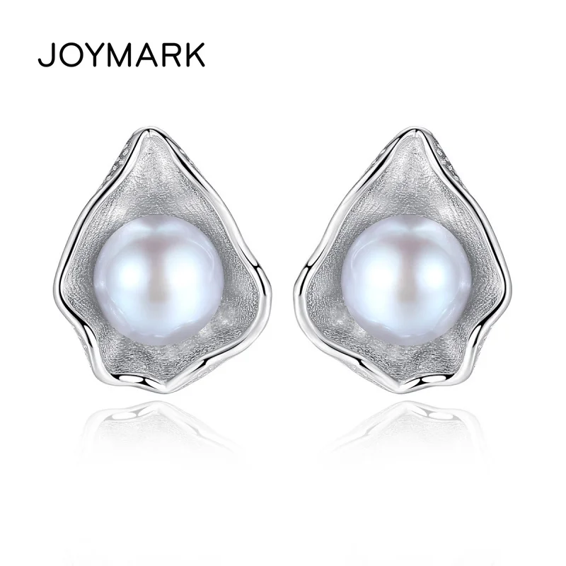 JOYMARK Charming Shell Design Gray White Freshwater Pearl Stud Earrings For Women 925 Sterling Silver Jewelry JPSE060
JOYMARK Charming Shell Design Gray White Freshwater Pearl Stud Earrings For Women 925 Sterling Silver Jewelry JPSE060