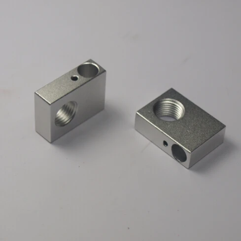 3D Printer Reprap Budaschnozzle V1.1 heater block Aluminum Hot end heater block surface oxidation treatment
3D Printer Reprap Budaschnozzle V1.1 heater block Aluminum Hot end heater block surface oxidation treatment