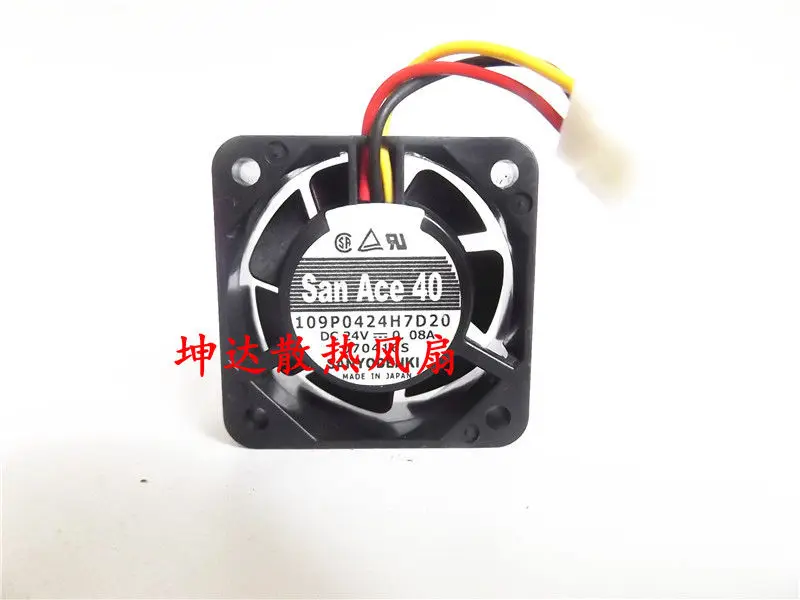 Case Fan Heatsink Cooler For Sanyo 109P0424H7D20 4020 0.08A 4CM 24v 40mm fan blower Computer Cooling Fan
Case Fan Heatsink Cooler For Sanyo 109P0424H7D20 4020 0.08A 4CM 24v 40mm fan blower Computer Cooling Fan