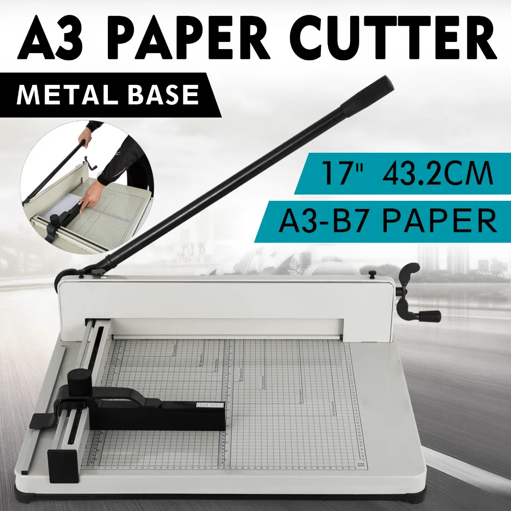 

17" A3 Paper Cutters Trimmers Guillotines Manual Commercial Office Metal