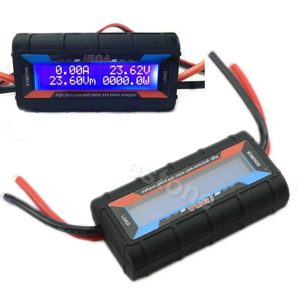 Высокоточный анализатор мощности и ваттметр Shanwen G.T.Power 150A RC с ЖК-дисплеем с подсветкой
Высокоточный анализатор мощности и ваттметр Shanwen G.T.Power 150A RC с ЖК-дисплеем с подсветкой
