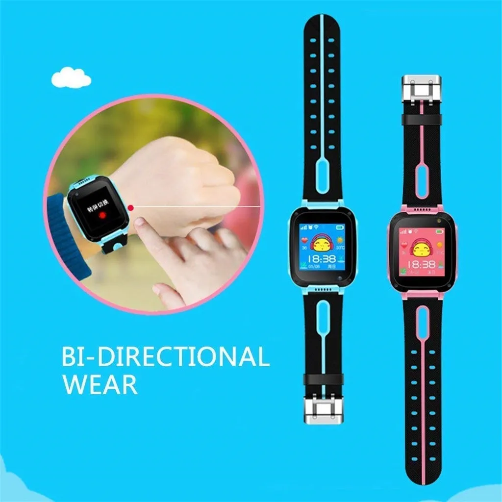 Детские Смарт часы с GPS трекером для девочек и мальчиков спортивные наручные