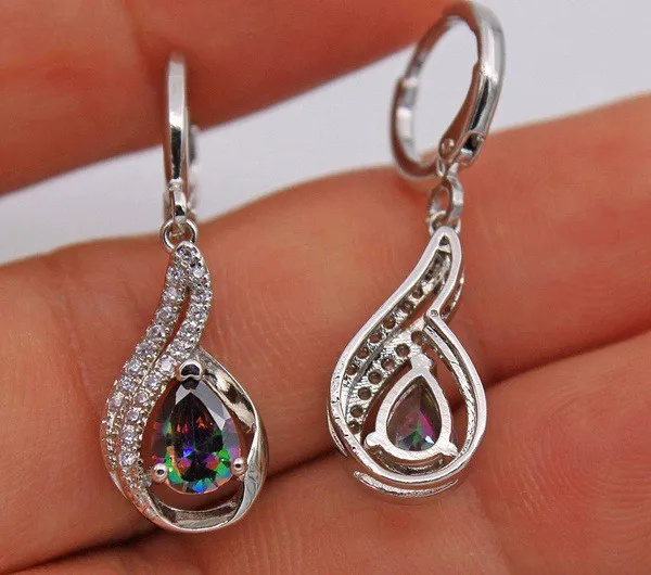 Bamos Fashion Colorful Crystal Drop Earrings Cute AAA Zircon Dangle Earrings For Women Charm White Gold Filled Vintage Jewelry
Bamos Fashion Colorful Crystal Drop Earrings Cute AAA Zircon Dangle Earrings For Women Charm White Gold Filled Vintage Jewelry