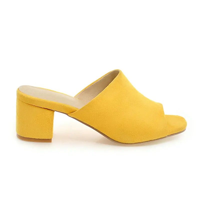 Fanyuan Fashion Flock Summer Slippers Leisure Shallow Outside shoes Comfort Solid Square High heels Women Slides
Fanyuan Fashion Flock Summer Slippers Leisure Shallow Outside shoes Comfort Solid Square High heels Women Slides