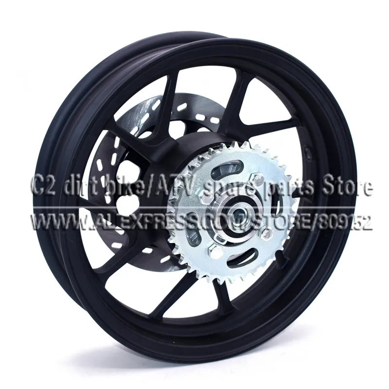 2.75-12 inch With #428-34 tooth Rear Sprocket and 200mm Diameter plate Disc Brake Vacuum Wheel Rim for Dirt Pit Bike Motorcycle
2.75-12 inch With #428-34 tooth Rear Sprocket and 200mm Diameter plate Disc Brake Vacuum Wheel Rim for Dirt Pit Bike Motorcycle
