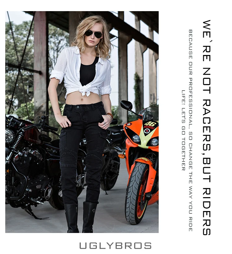 free shipping 2016 Uglybros MOTORPOOL UBS06 women jeans Motorcycle riding pants Jeans black
free shipping 2016 Uglybros MOTORPOOL UBS06 women jeans Motorcycle riding pants Jeans black